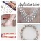 5 Sizes Smooth Round Beads, 300pcs 14K Silver Plated Beads Little Round Beads Seamless Ball Beads Long-Lasting Spacers for Hawaii Layered Bracelet Necklace Jewelry DIY Crafts 2/3/4/5/6mm